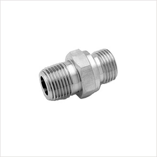 Hex Nipple NPT(M) X ISOT(M)
